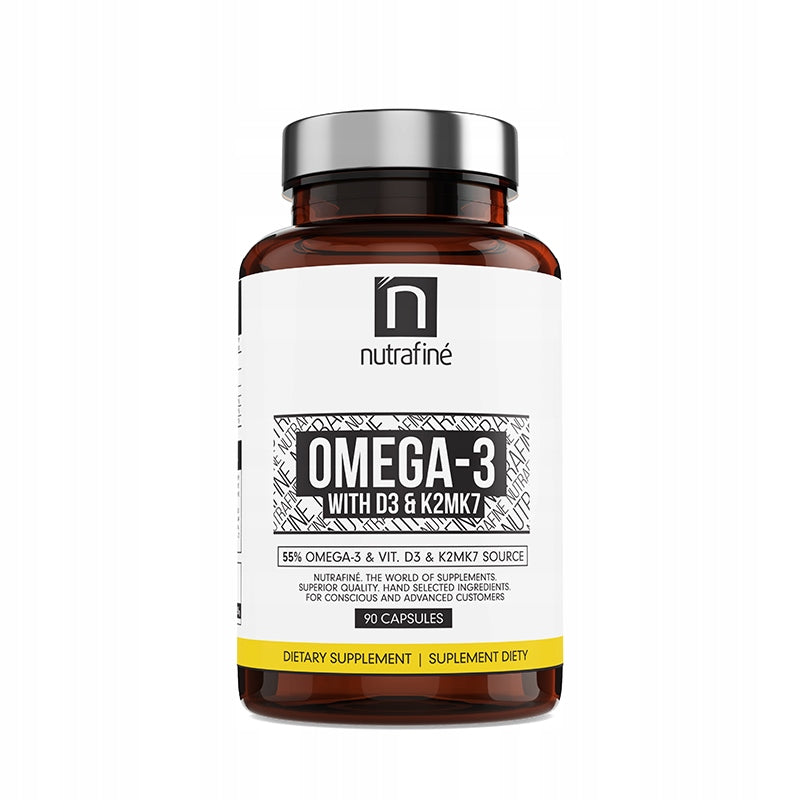 OMEGA 3 + VITAMIN D3 K2 mk7 90 KAPS BONE HEART