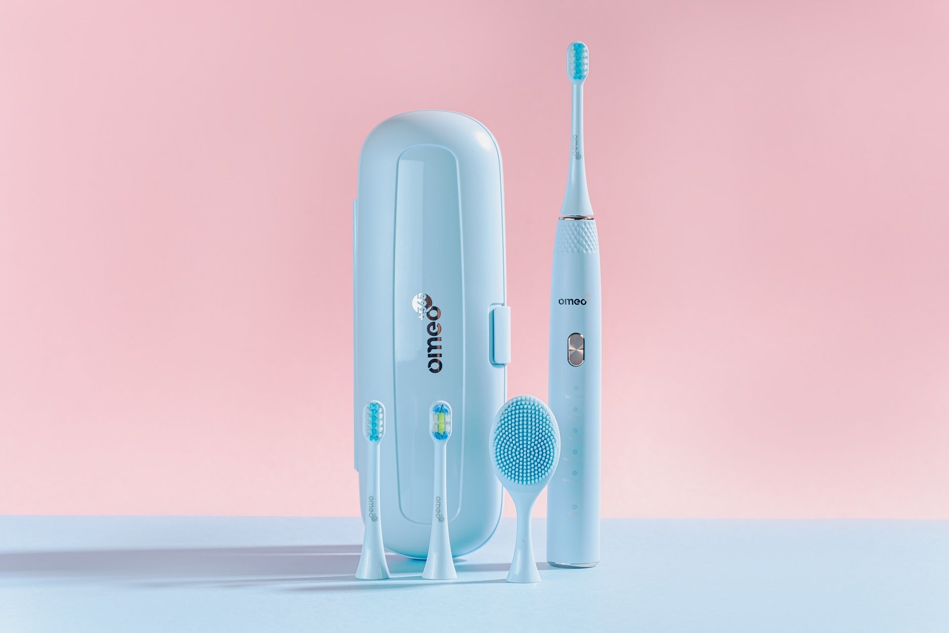 OMEO +365 Teeth&Face Blue Sonic electric toothbrush Brand OMEO