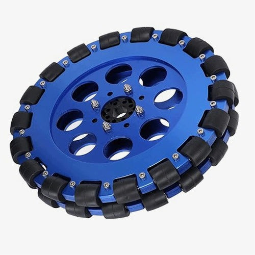 OMNI WHEEL 203MM ALUMINUM DOUBLE BEARINGS FOR DIY METAL ROBOTS