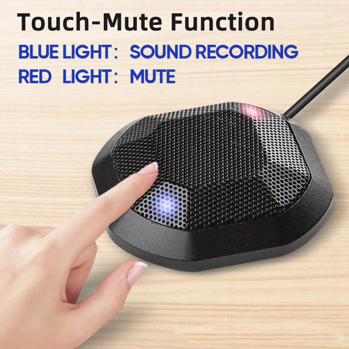 OMNIDIRECTIONAL CONFERENCE MICROPHONE 360 USB COMPUTER Manufacturer code OS5031-1233