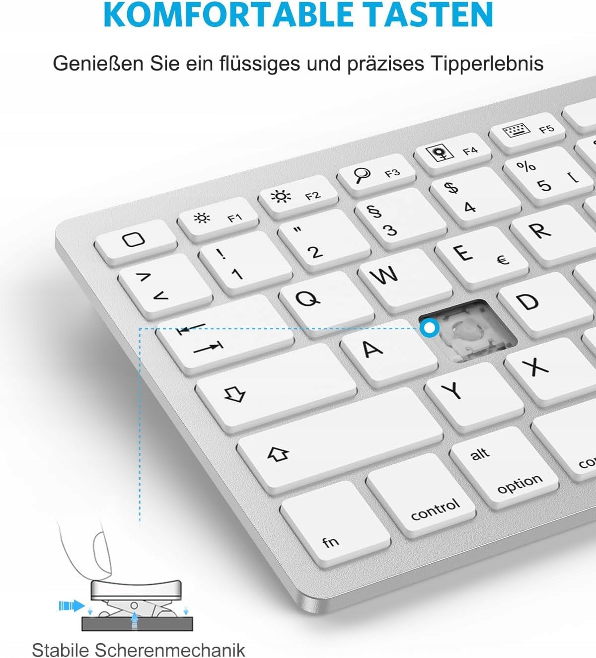 OMOTON KB155 Bluetooth Keyboard for Mac Packaging status original