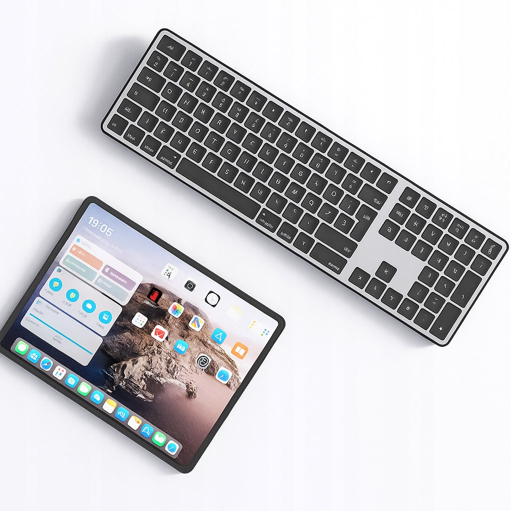 OMOTON KB515 Bluetooth Wireless Keyboard for Mac OS – Black QWERTZ Manufacturer code KB515BK