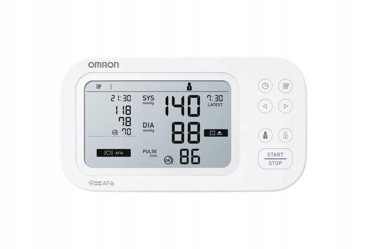 OMRON M6 Comfort ARRHYTHMIA AFib Blood Pressure Monitor Detects Atrial Flicker Medical device type medical device or in-vitro diagnostic medical device