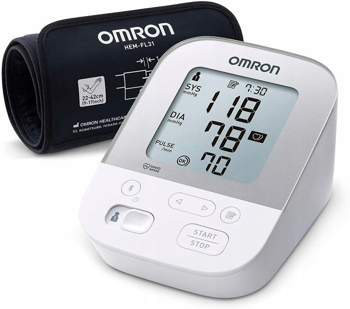 OMRON X4 Smart Wireless Shoulder Blood Pressure Monitor White