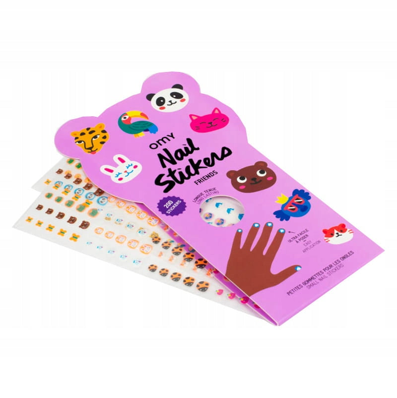 Kinder-Nagelaufkleber, 200 Stück. 