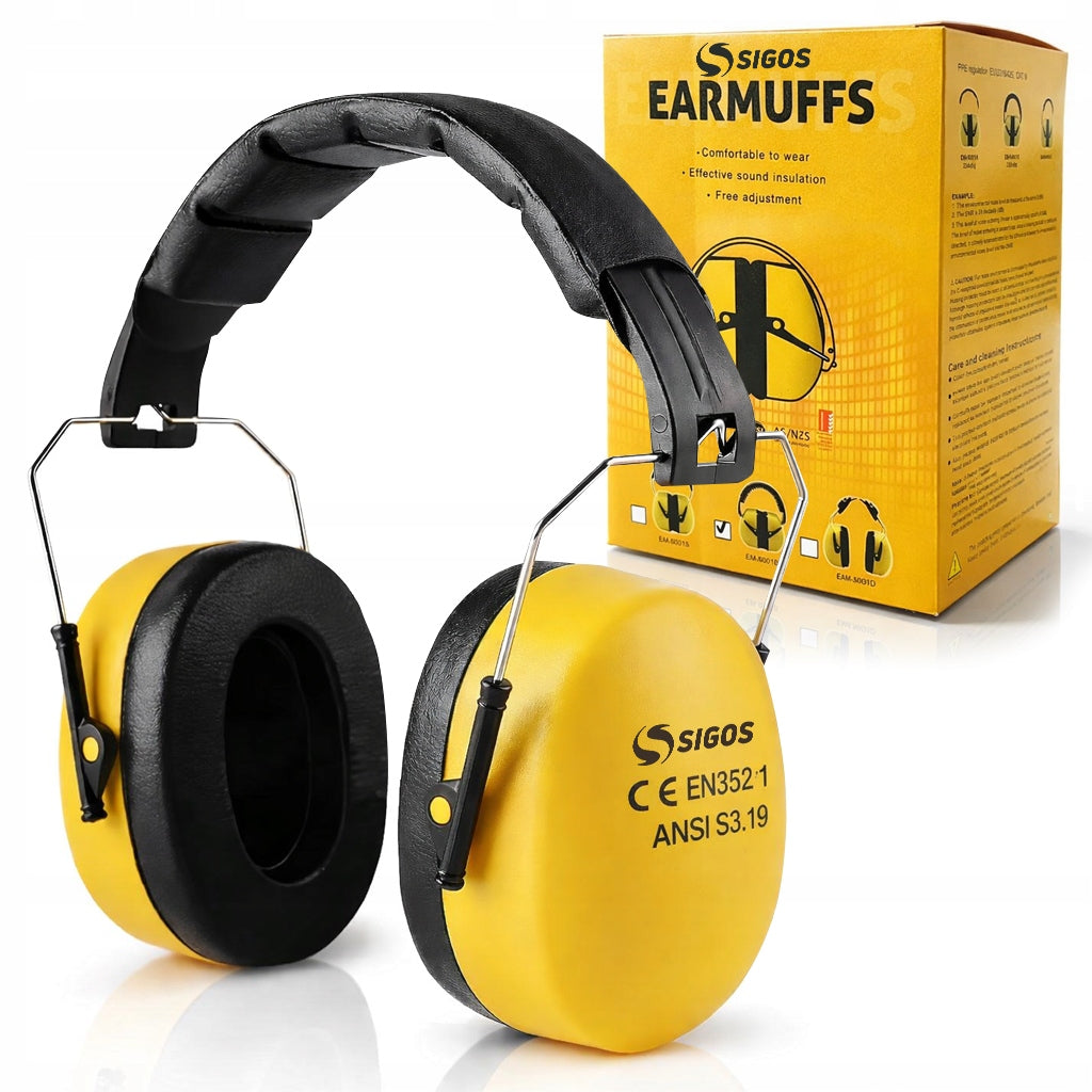 ON-EAR HEADPHONES SOUNDPROOFING PROTECTORS ANTI-NOISE ADJUSTMENT 32 dB