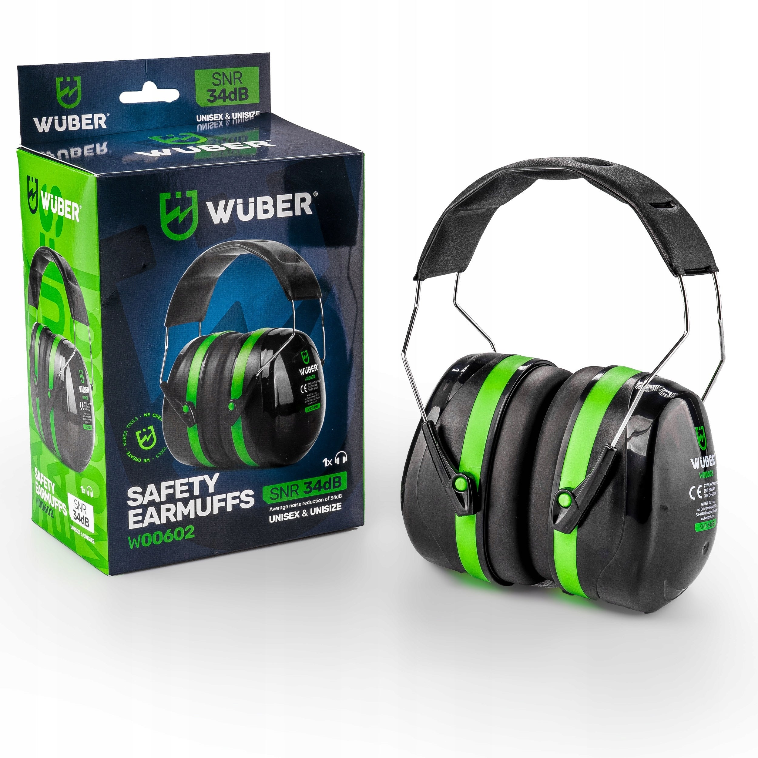 ON-EAR HEADPHONES SOUNDPROOFING PROTECTORS SNR34dB ANTI-NOISE ADJUSTMENT Packaging status original