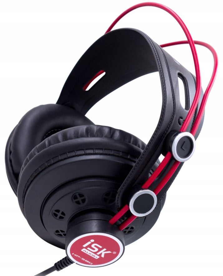 ON-EAR WIRED STUDIO SEMI-OPEN GAMING HEADPHONES ISK HP-580 Packaging status original