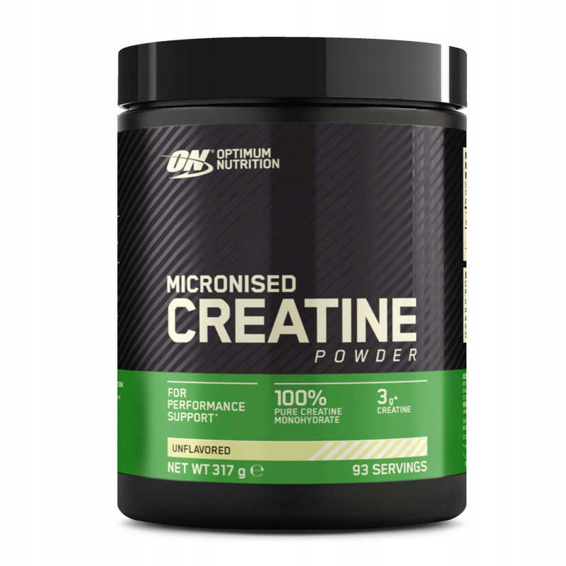 ON OPTIMUM CREATINE 317g Creatine Monohydrate STRENGTH PURE MASS DOES NOT FLOOD