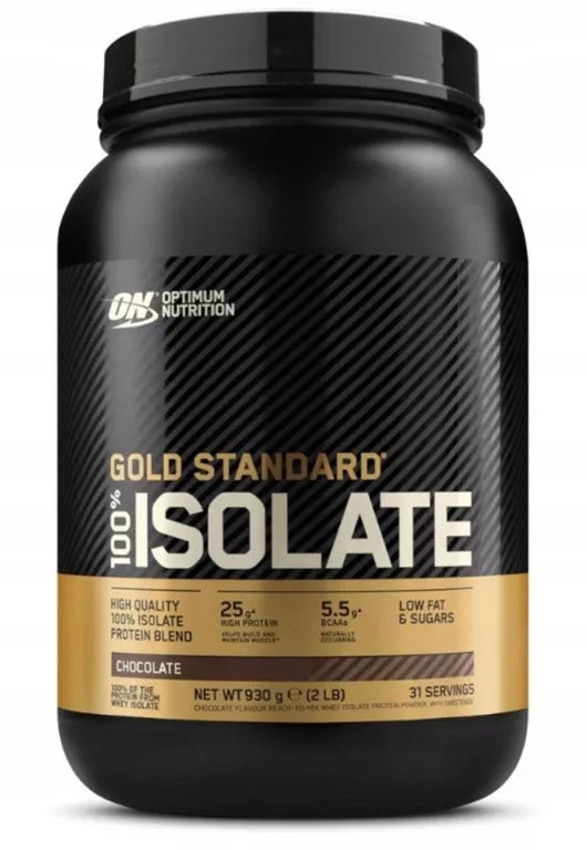 ON OPTIMUM GOLD 100% ISOLATE 930G WPI PURE ISOLATE QUICKLY ABSORBABLE