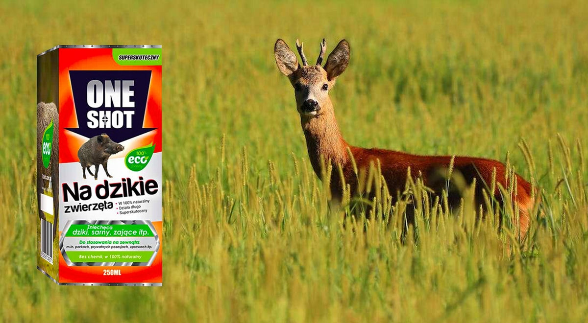 ONE SHOT NATURAL DEER REPELLENT WILD HARES WILD ANIMALS 250ML Kind liquid
