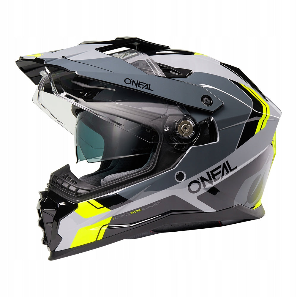 ONEAL HELMET D-SRS NOMAD GREY YELLOW NEON SIZE L (59/60 CM) DSRS-184