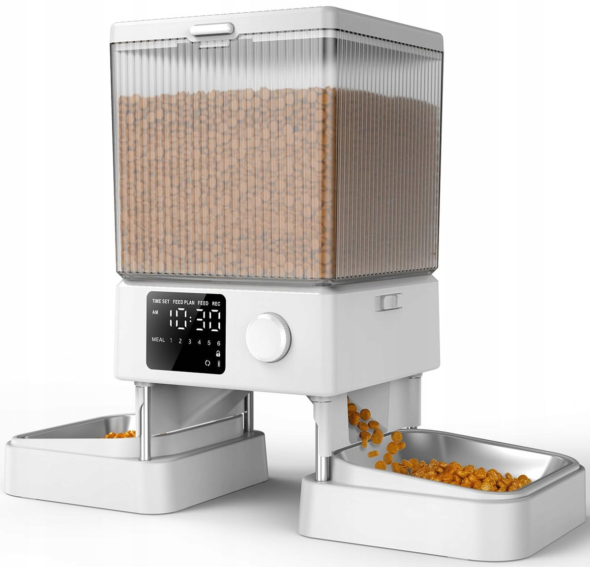 ONEISALL 5L Automatic Cat Food Feeder with Steel Bowl