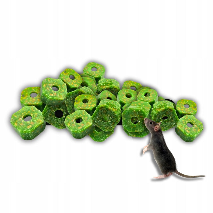 ONESHOT ON MICE RATS CUBE poison 1Kg BROMA Batteries included no