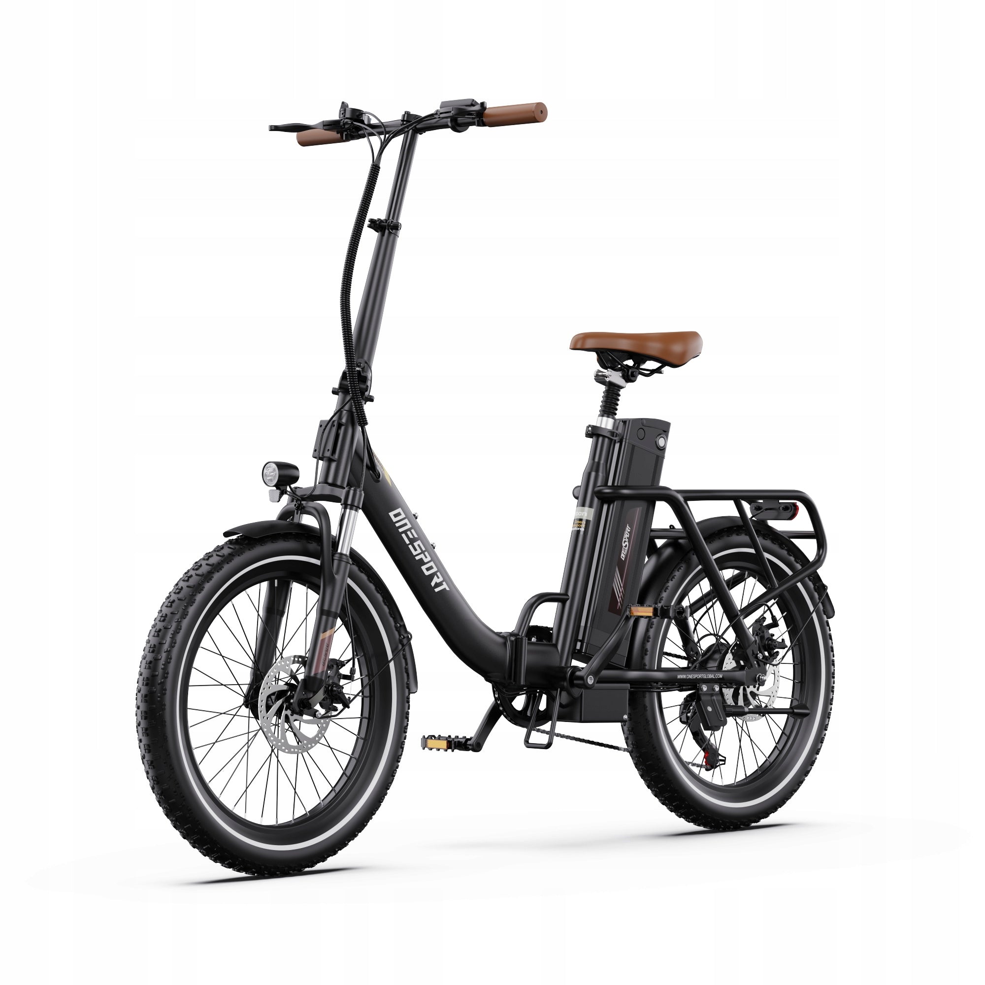 ONESPORT OT16-2 Folding Electric Bike 250W 48V 17AH 25KM/H 120KM With APP Foldability partially assembled, calibrated