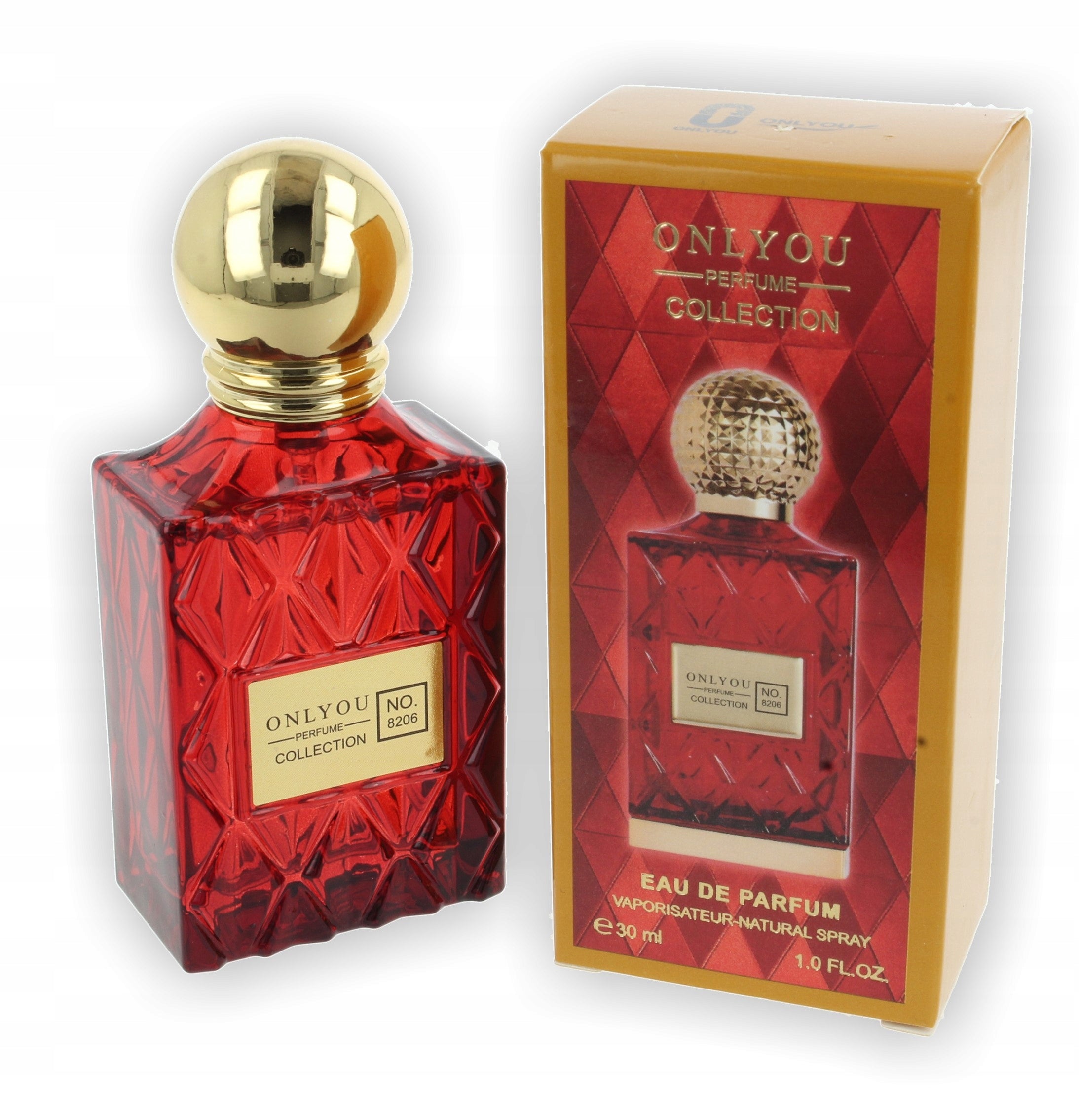 ONLYOU No. 8206 PERFUME EDP 30 ml - UNISEX EAU DE PARFUM Arrakis RED