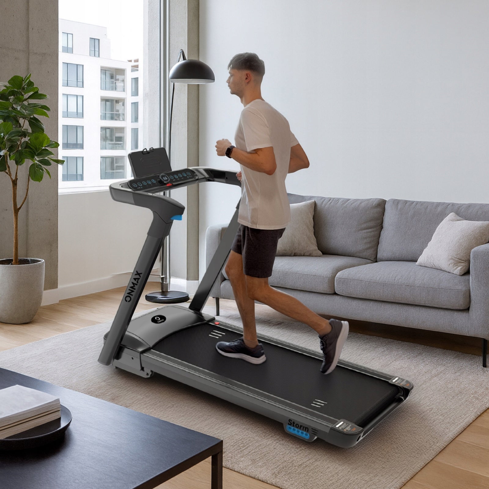 ONMAX Home electric treadmill STORM auto lift application PL, foldable Model other