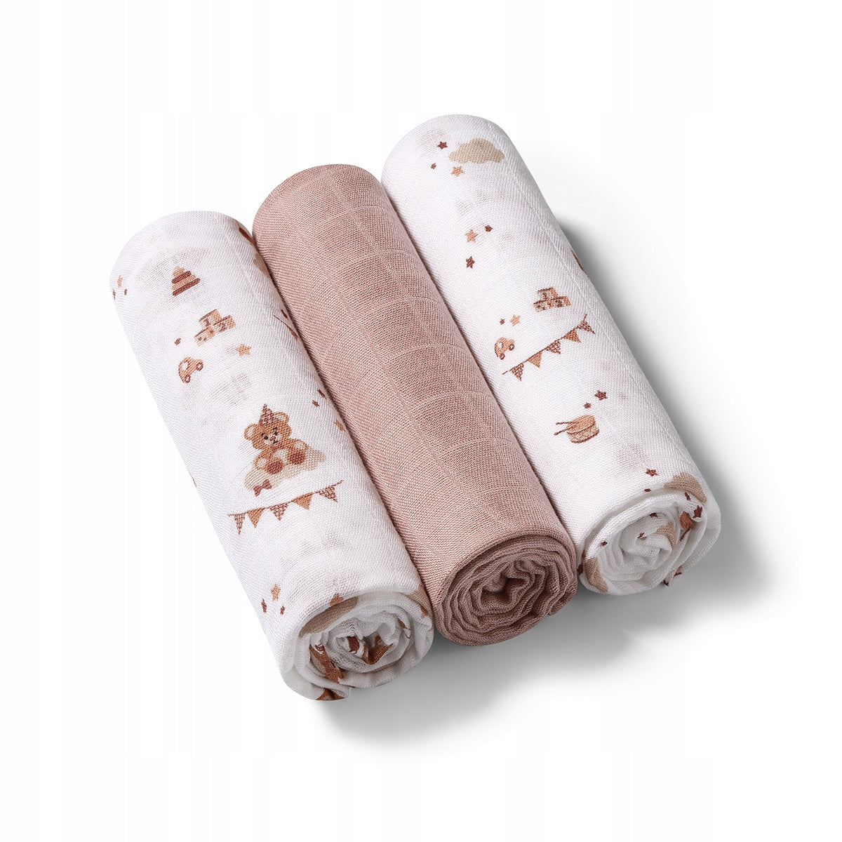 ONO 348/18 MUSLIN DIAPERS BROWN babyono
