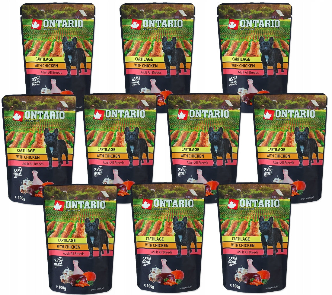 ONTARIO CARTILAGE WET DOG FOOD CHICKEN CARTILAGE BROTH 100g x 10pcs.