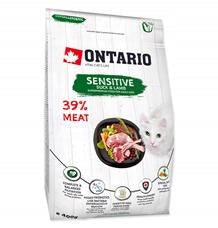 ONTARIO Cat Sensitive / Derma Varianta: 0,4 kg