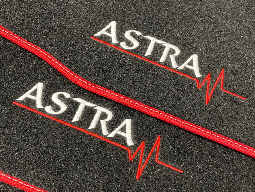 OPEL ASTRA F G H J K 1991-2025 VELOUR FLOOR MATS 7mm
