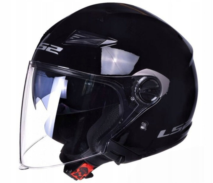 OPEN HELMET JET LS2 OF569.2 TRACK BLACK GLOSS r. S KRA