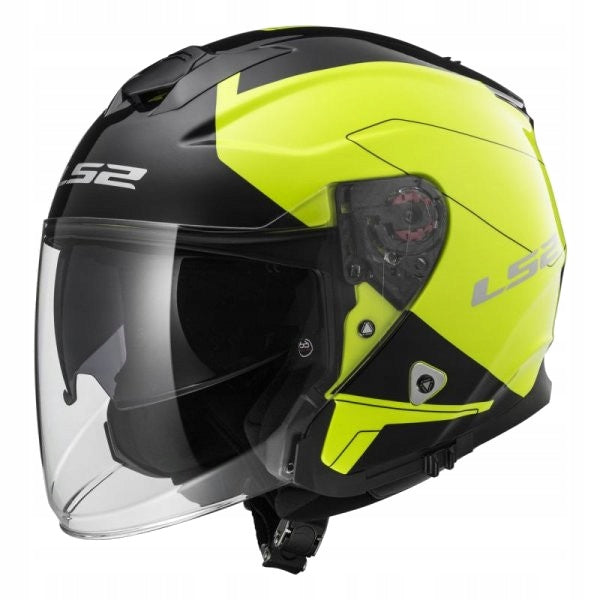 OPEN HELMET LS2 OF521 INFINITY BEYOND YELLOW S