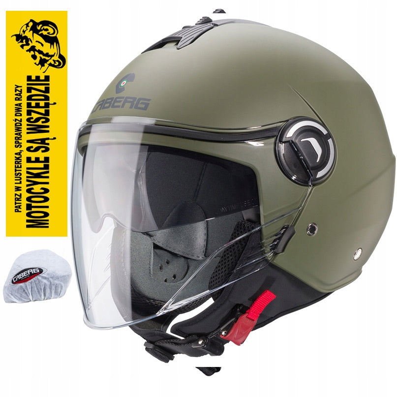 OPEN HELMETCABERG RIVIERA V4X MILITARY GREEN L