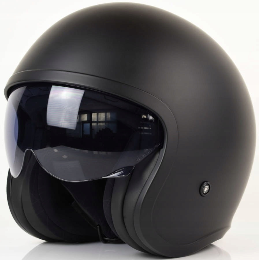 OPEN MOTORCYCLE HELMET LS2 OF599 Spitfire II Matt Black JET r S
