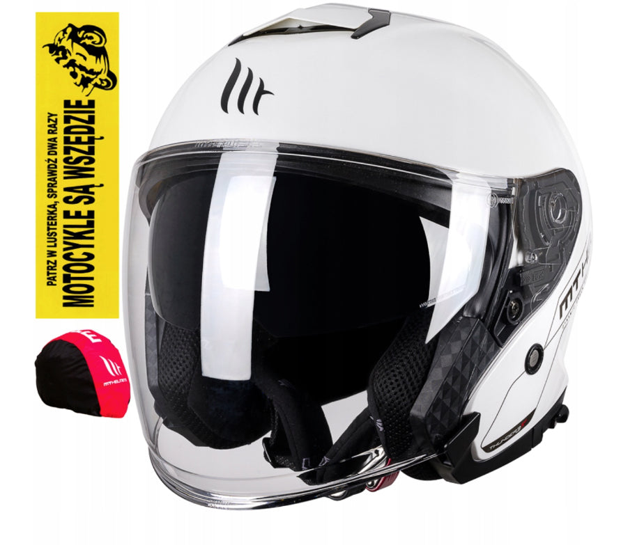 OPEN MOTORCYCLE HELMET MT THUNDER 3 SV JET r M