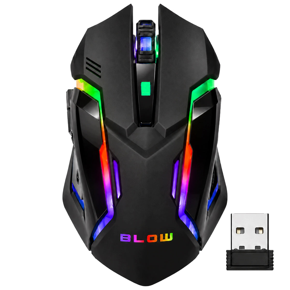 OPTICAL MOUSE WIRELESS GAMING MOUSE SENSOR PC USB 2,4G LED RGB Packaging status original