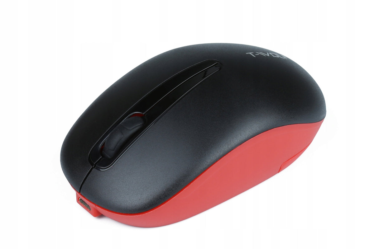 OPTICAL MOUSE WIRELESS MOUSE T-WOLF Q8 USB Color black