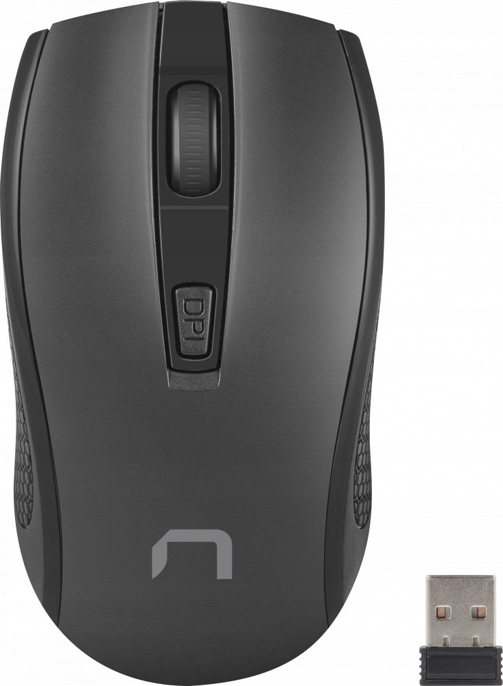 OPTICAL MOUSE WIRELESS NATEC 1600 DPI BLACK UNIVERSAL x2 Model Jay 2