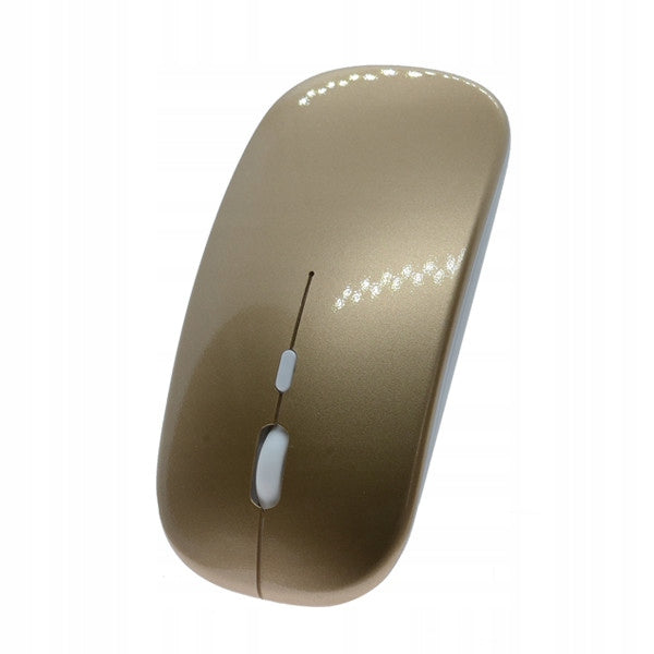 OPTICAL MOUSE WIRELESS TRUSTY 4D SLIMFIT GOLD HQ Model Slimfit Ultra