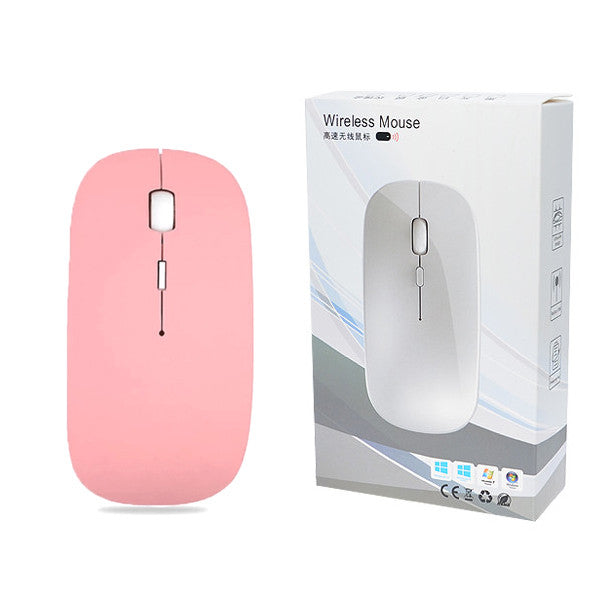 OPTICAL MOUSE WIRELESS TRUSTY 4D SLIMFIT PINK HQ