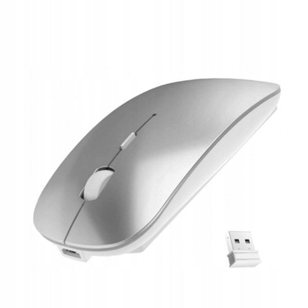 OPTICAL MOUSE WIRELESS TRUSTY 4D SLIMFIT SILVER HQ Manufacturer no brand