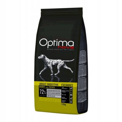 OPTIMANOVA RABBIT DRY FOOD FOR DOGS WITH ALLERGIES 12KG