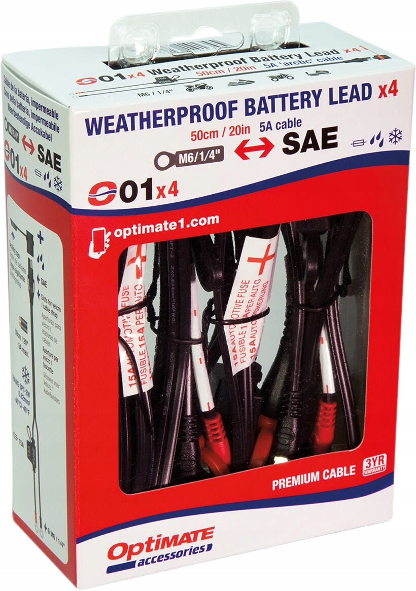 OPTIMATE TECMATE SAE 5A BATTERY CHARGER TERMINALS Brand Tecmate
