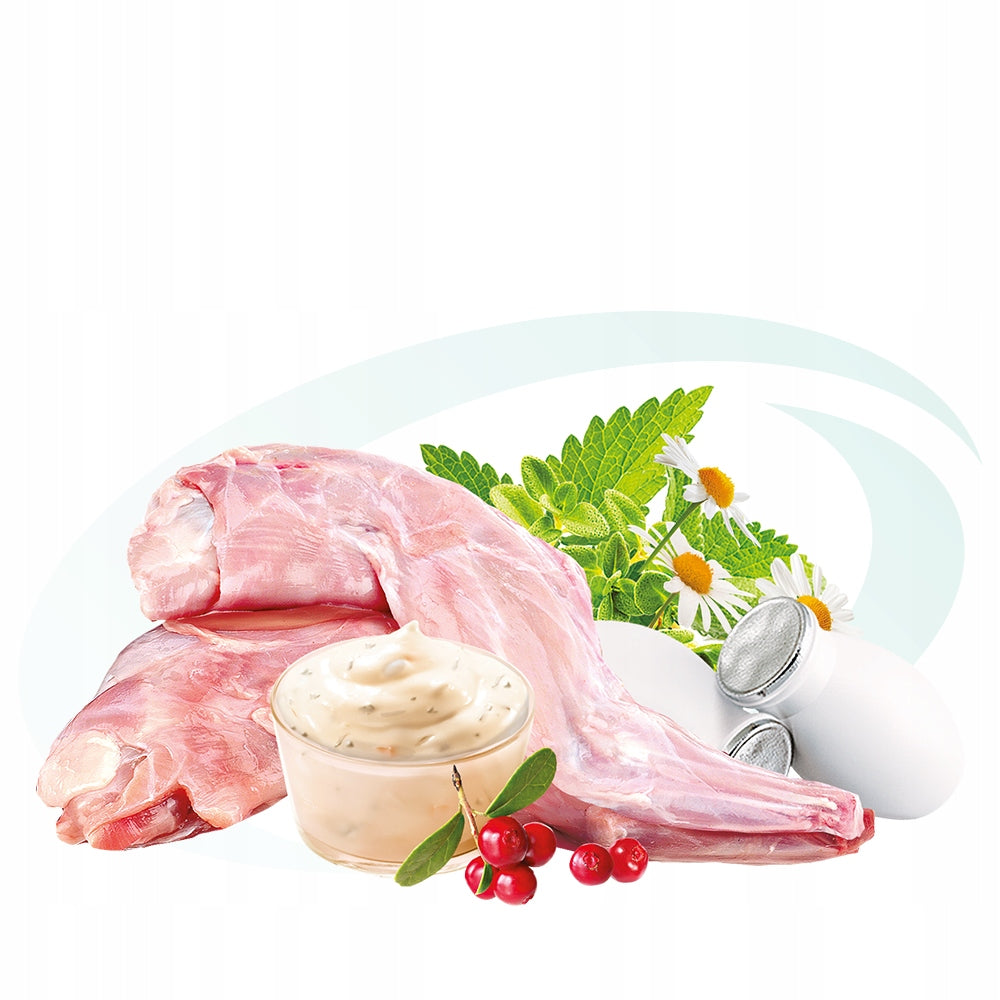 OPTIMEAL Super Premium Wet Cat Food - Rabbit in White Sauce 85 g Packaging status original