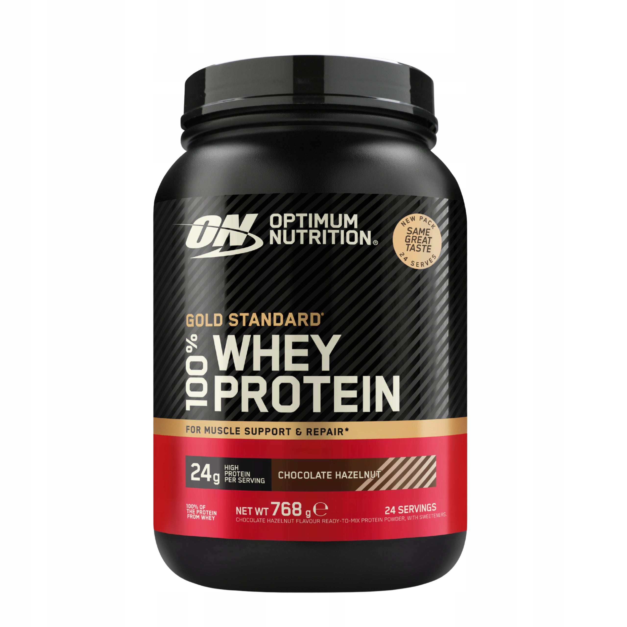 OPTIMUM NUTRITION Gold Standard Whey 768g Protein Walnut WPC WPI 24p