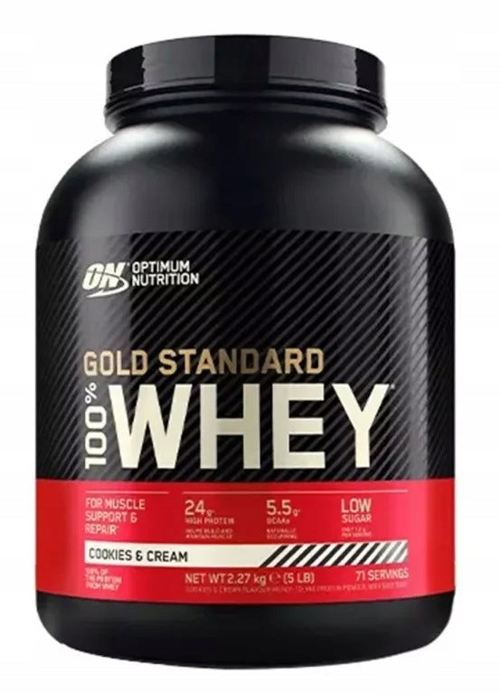 OPTIMUM NUTRITION PROTEIN 100% GOLD STANDARD WHEY 2270 G COOKIES AND CREAM
