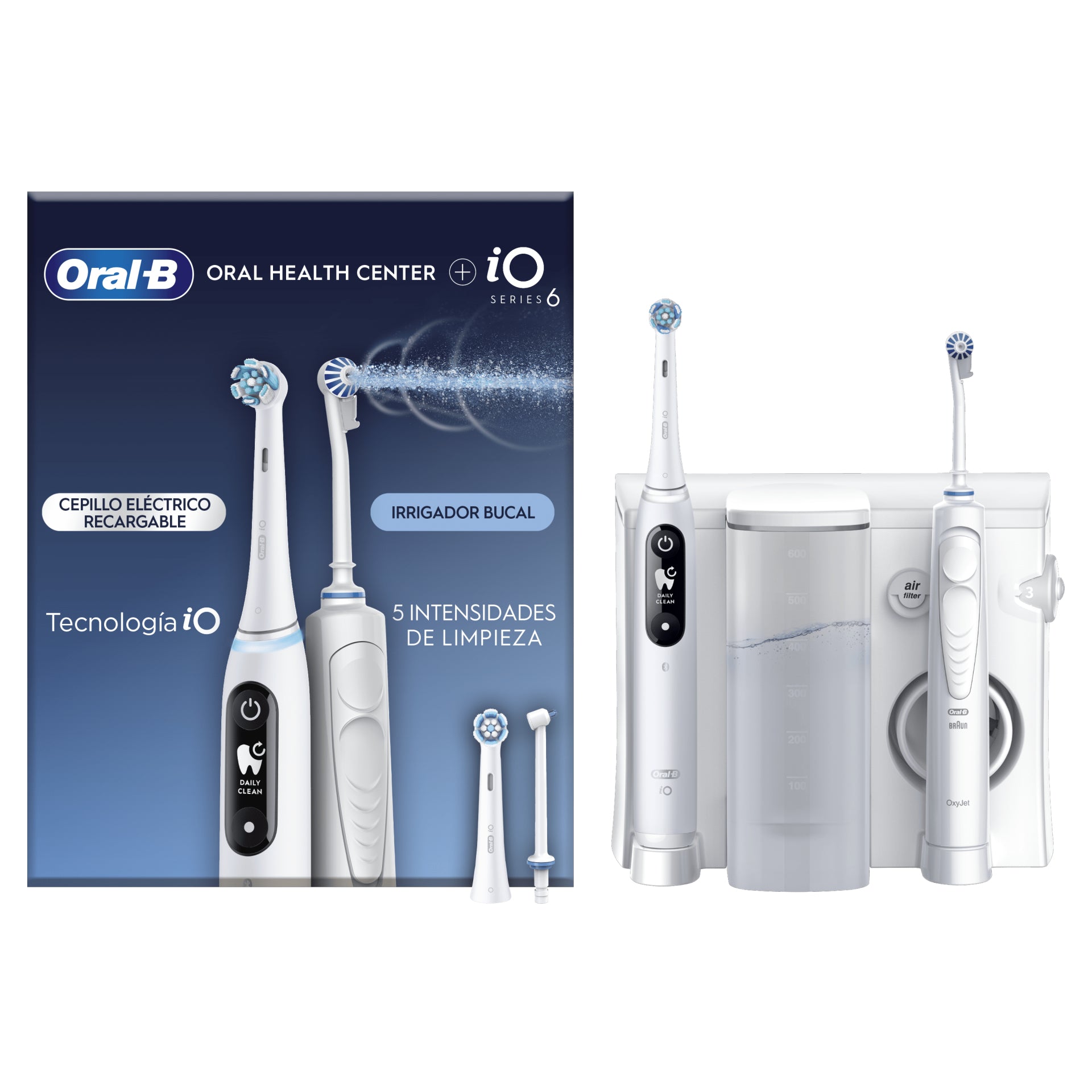 ORAL-B ORAL HYGIENE KIT IRRIGATOR CENTER OXYJET TOOTHBRUSH IO Certificates of conformity CE