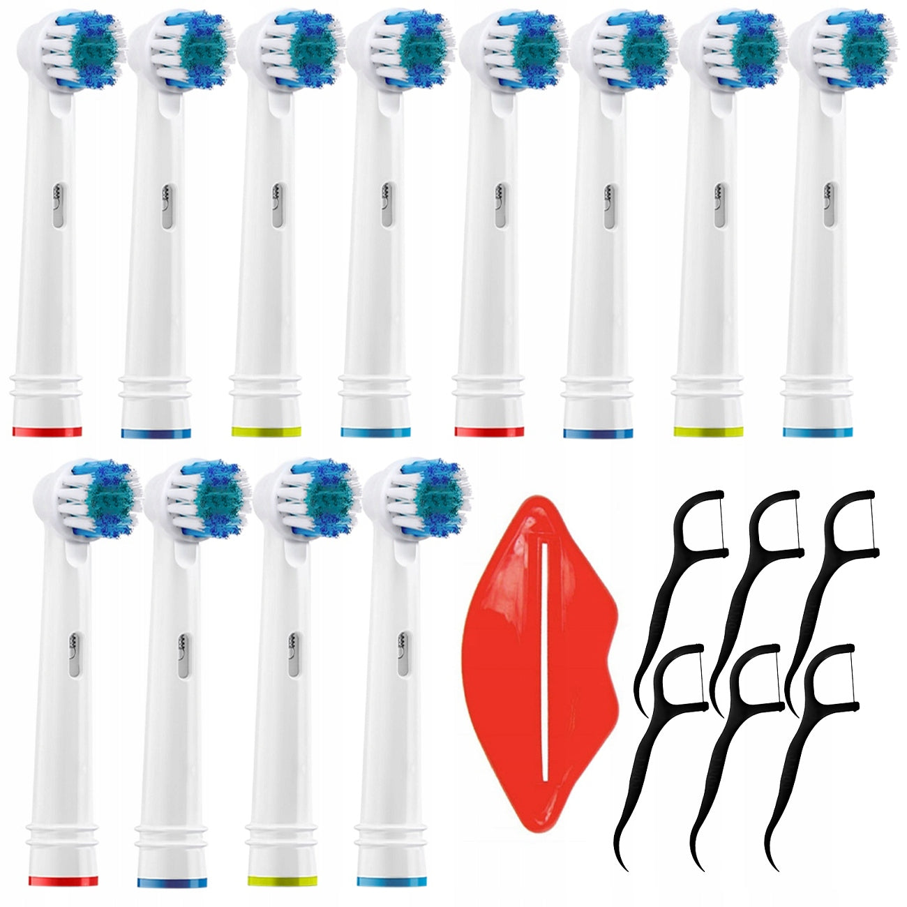 ORAL-B PRECISION CLEAN TOOTHBRUSH TIPS SET OF 12 + ACCESSORIES