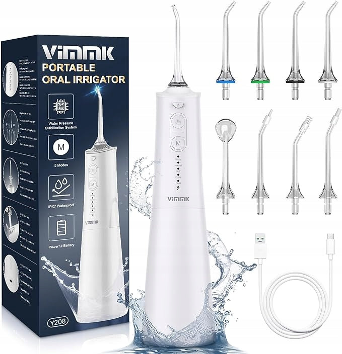 ORAL IRRIGATOR VIMMK Y208 WIRELESS ELECTRIC 5 MODES AND 8 NOZZLES