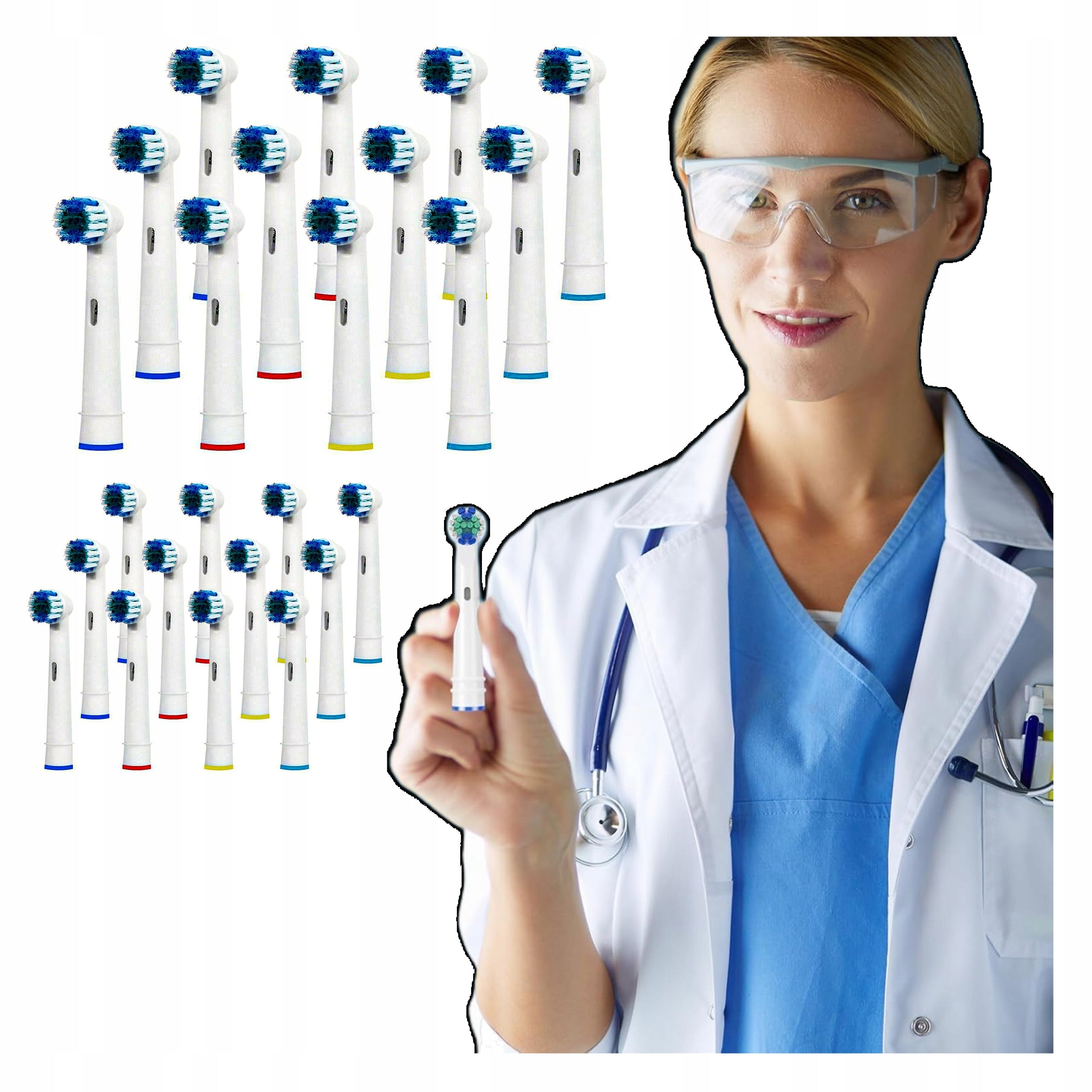 ORAL Toothbrush Tips 24pcs Long Time Stock