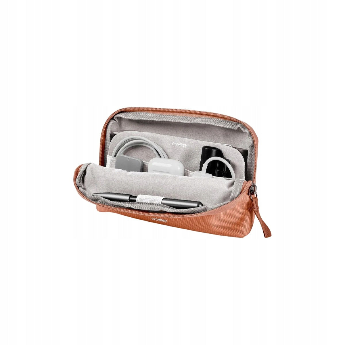 ORBITKEY Organizer for Akcesoria Cables Desk Pouch, Rose