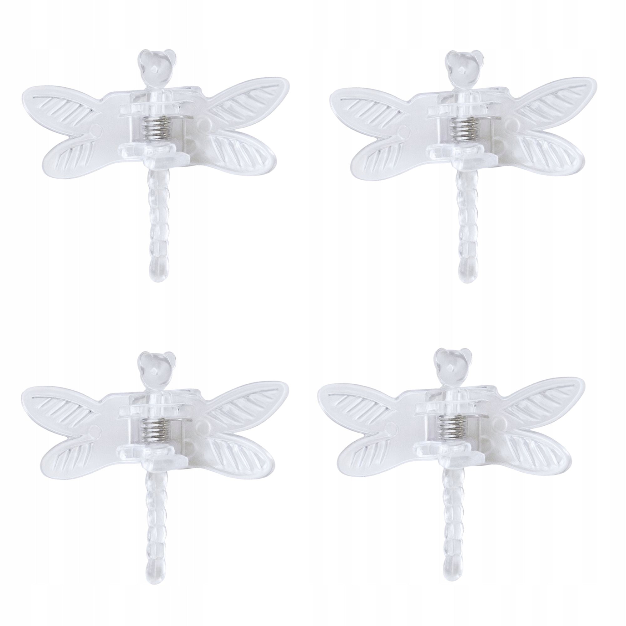 ORCHID CLIPS, PLANT FLOWERS, CLAMPS, CLIPS, set of 4, TRANSPARENT Manufacturer code O-754656