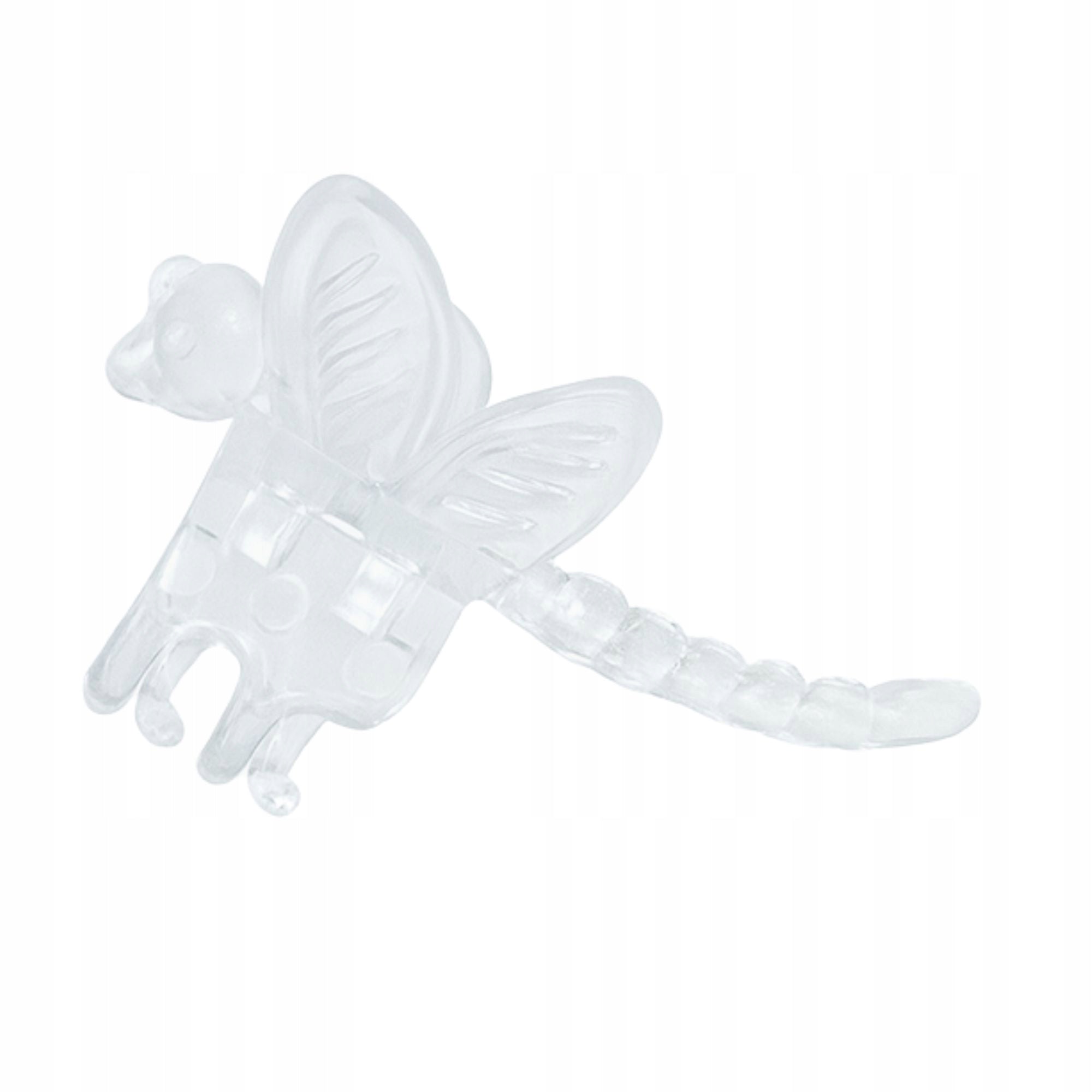 ORCHID CLIPS, PLANT FLOWERS, CLAMPS, CLIPS, set of 4, TRANSPARENT Packaging status original