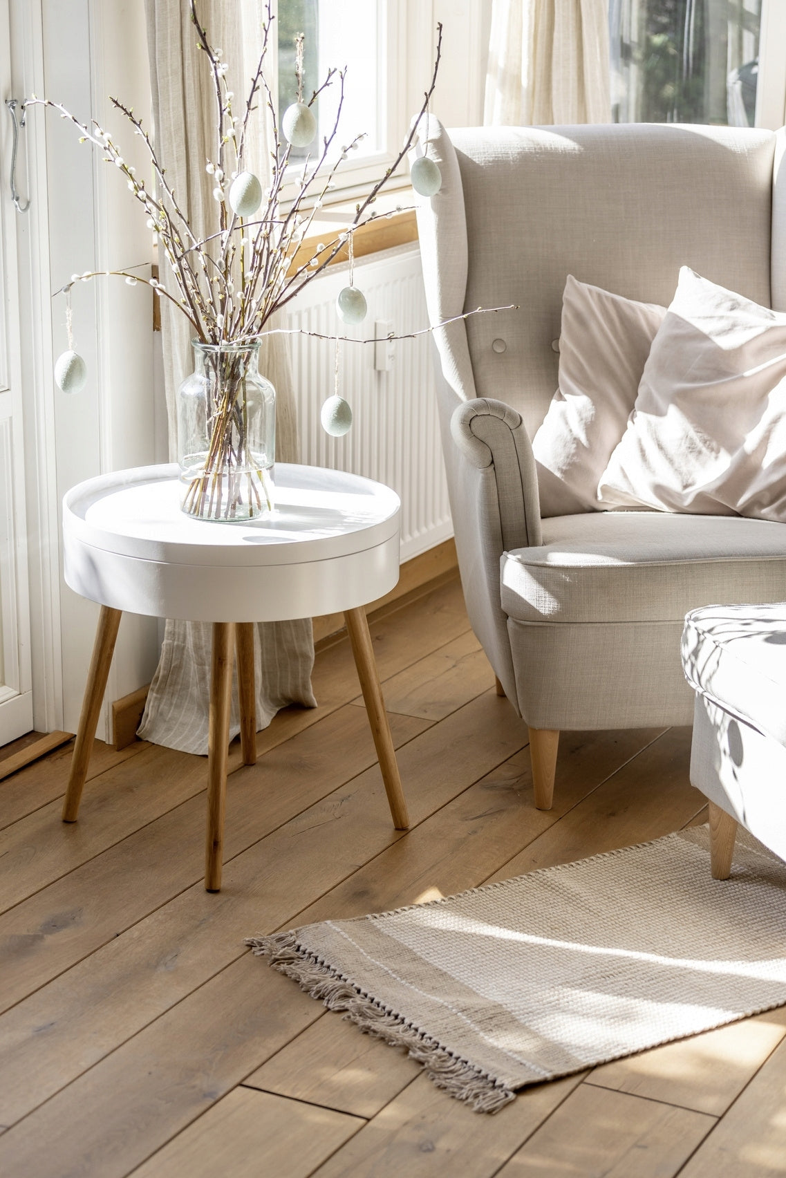 ORGANIC COTTON BATHROOM RUG 60 X 90 CM NON-SLIP GREY Brand Wenko