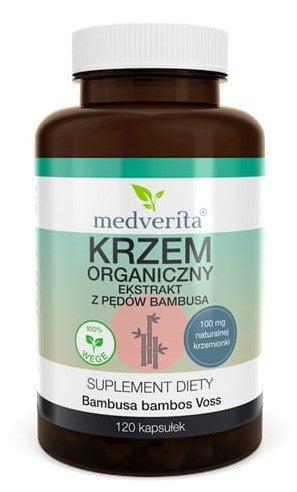 ORGANIC SILICON 75% ORGANIC SILICON FROM BAMBOO SHOOTS 120 KAPS MEDVERITA Medical device no